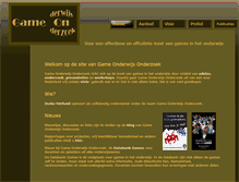 Tablet Screenshot of game-ondd.nl